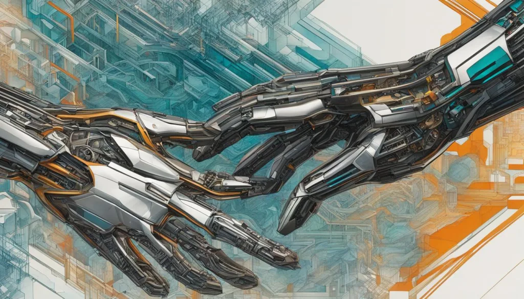AI and Artist's Hand